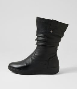 HATIE W SU BLACK LEATHER