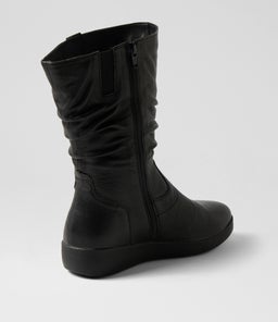 HATIE W SU BLACK LEATHER
