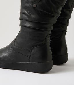 HATIE W SU BLACK LEATHER