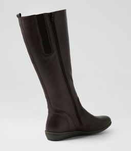 FELICITEY SU DK BROWN LEATHER