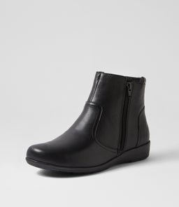 POPPI SU BLACK LEATHER