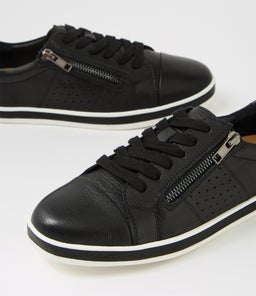 AUGGIE SU BLACK LEATHER