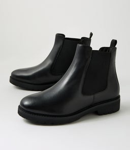 SASHIS SU BLACK LEATHER