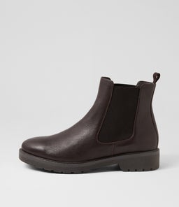SASHIS SU DK BROWN LEATHER
