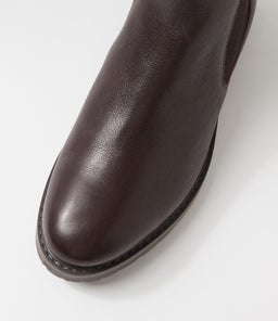 SASHIS SU DK BROWN LEATHER