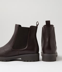 SASHIS SU DK BROWN LEATHER