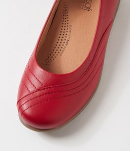 BECA D SU DK RED LEATHER