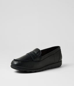BIRDI D SU BLACK LEATHER
