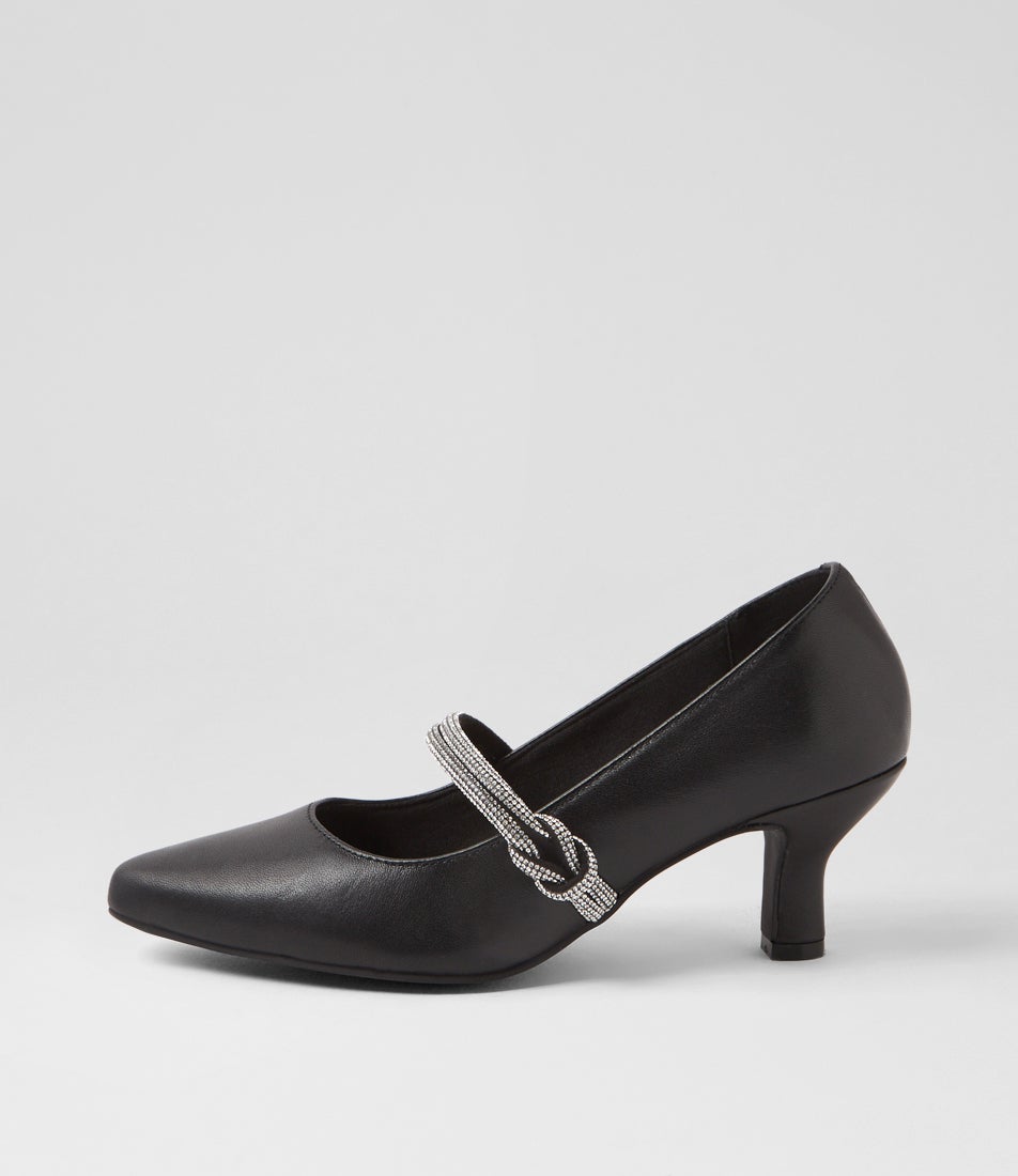 Casablanca Black Leather Heels Casablanca Black Leather Heels