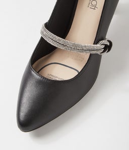 CASABLANCA SU BLACK LEATHER