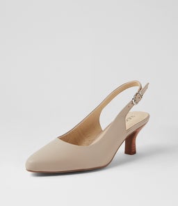 CORIA SU OATMILK NATURAL HEEL LEATHER