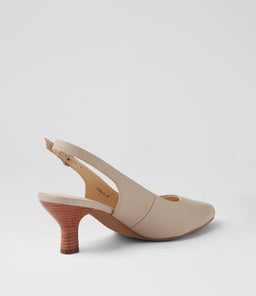 CORIA SU OATMILK NATURAL HEEL LEATHER