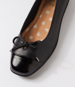 CLARICE SU BLACK PATENT LEATHER