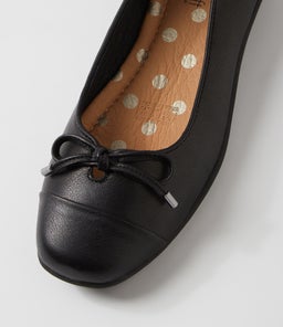CLARICE SU BLACK LEATHER