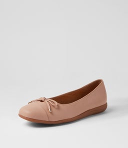 CLARICE SU DK NUDE LEATHER
