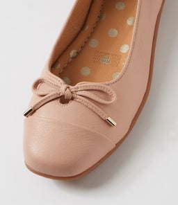 CLARICE SU DK NUDE LEATHER