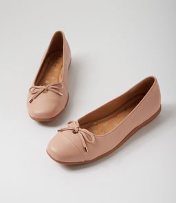 CLARICE SU DK NUDE LEATHER