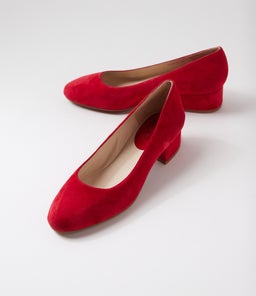 DAISAY SU RED SUEDE
