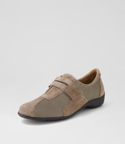 GORDANA SU TAUPE SUEDE TEXTILE