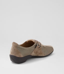 GORDANA SU TAUPE SUEDE TEXTILE