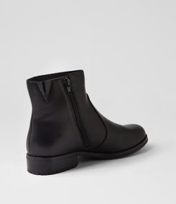 HAZZLE SU BLACK LEATHER