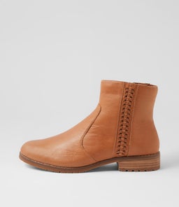 HAZZLE SU DK TAN LEATHER