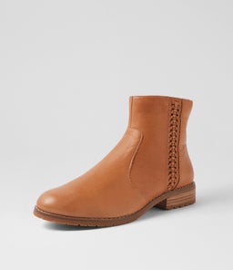 HAZZLE SU DK TAN LEATHER