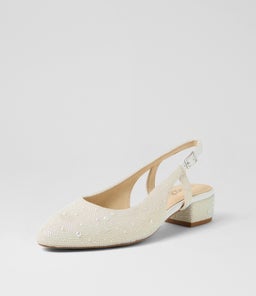 ORIANI SU WHITE WHITE PEARL LEATHER