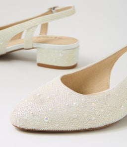 ORIANI SU WHITE WHITE PEARL LEATHER