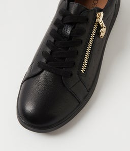 ZAVINO SU BLACK SOFT GOLD LEATHER