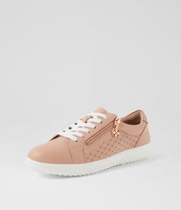 ZAVINO SU DK NUDE ROSE GOLD LEATHER