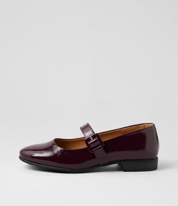 PATTE SU MERLOT CRINKLE PATENT