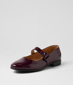 PATTE SU MERLOT CRINKLE PATENT