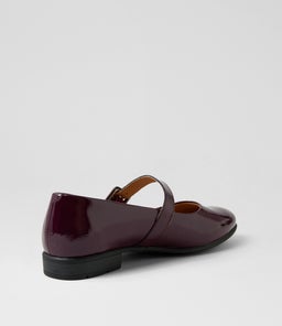 PATTE SU MERLOT CRINKLE PATENT