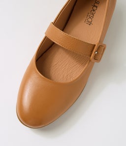 PATTE SU DK TAN LEATHER