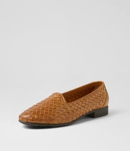 PADMAS SU BROWN WEAVE LEATHER