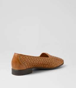 PADMAS SU BROWN WEAVE LEATHER