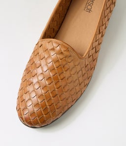 PADMAS SU BROWN WEAVE LEATHER