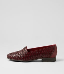 PADMAS SU WINE WEAVE LEATHER