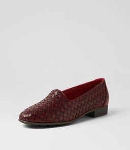 PADMAS SU WINE WEAVE LEATHER