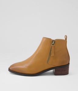 NICKIE SU DK TAN LEATHER