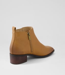 NICKIE SU DK TAN LEATHER