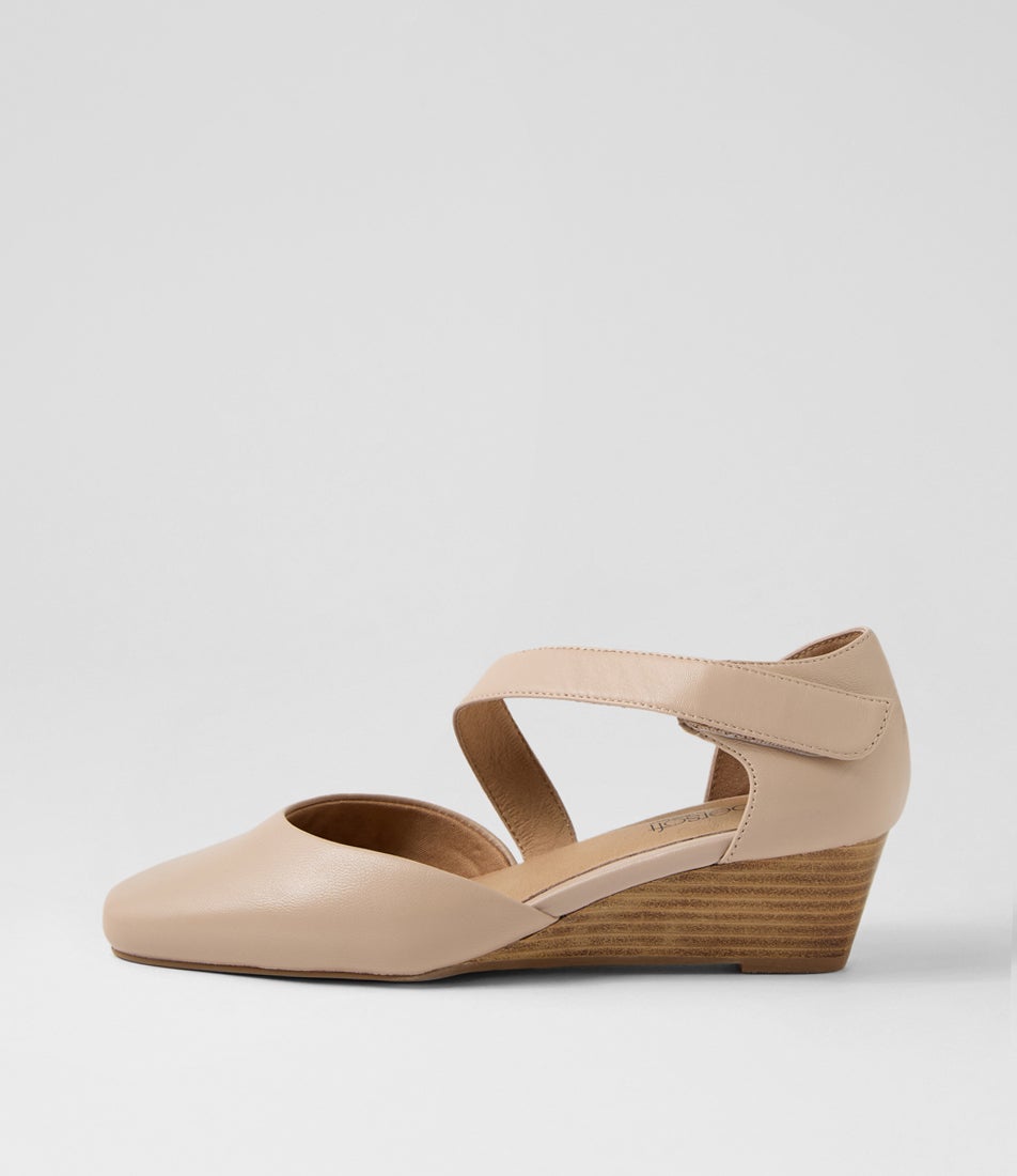 Sagie2 Nude Leather Heels Sagie2 Nude Leather Heels