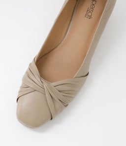 SIMMONE SU LT TAUPE LEATHER