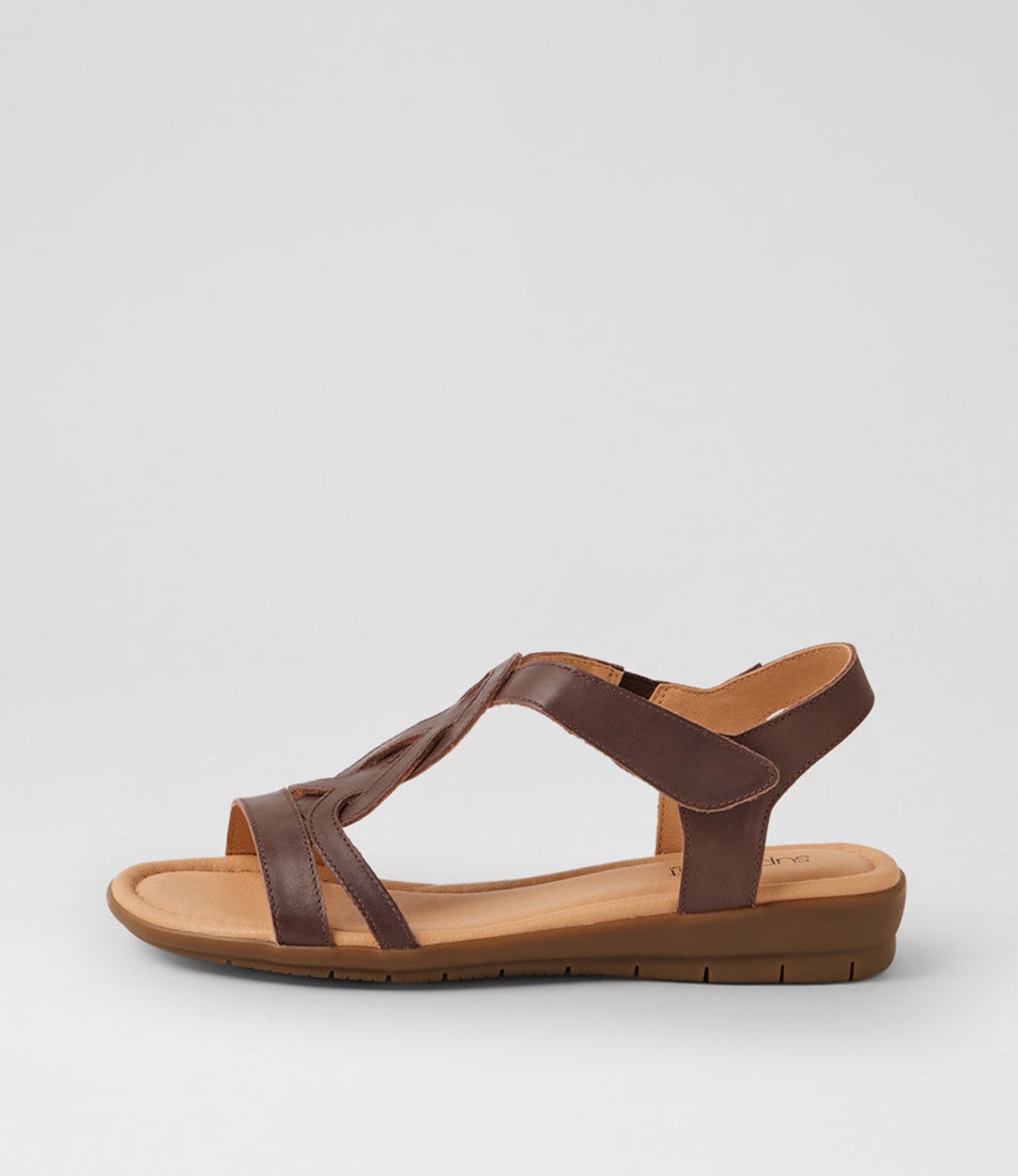 Famie Brown Leather Sandals Famie Brown Leather Sandals