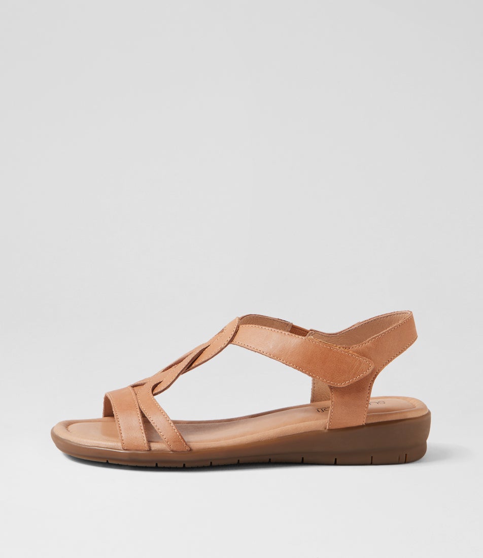 Famie Tan Leather Sandals Famie Tan Leather Sandals