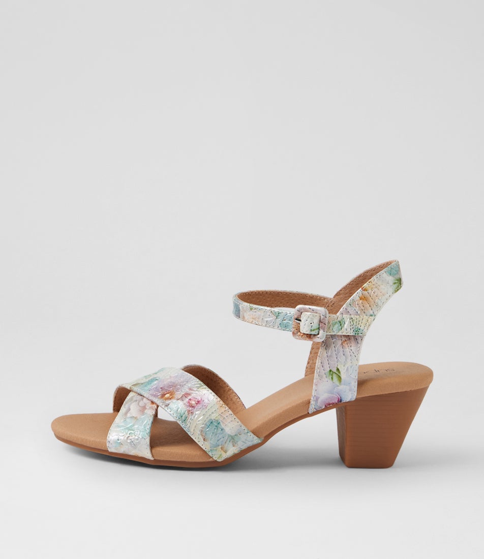 Ingrids Meadow Embossed Leather Sandals Ingrids Meadow Embossed Leather Sandals