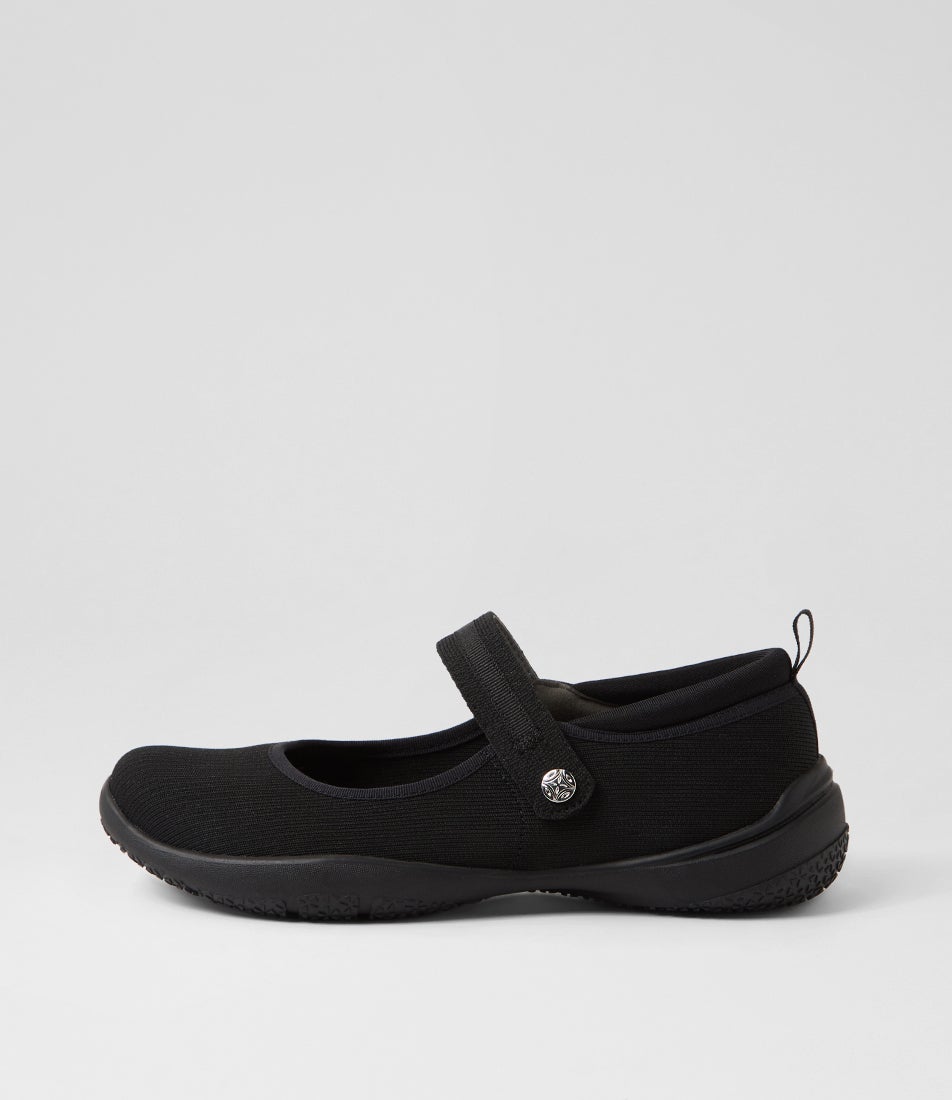 Selinne Black Knit Flat Shoes Selinne Black Knit Flat Shoes