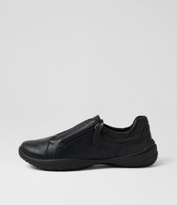 Sloanis Black Leather Flat Shoes Sloanis Black Leather Flat Shoes