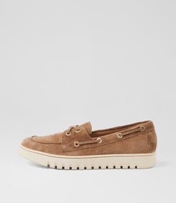 TASSINS SU LT CHOC OFF WHITE SOLE SUEDE